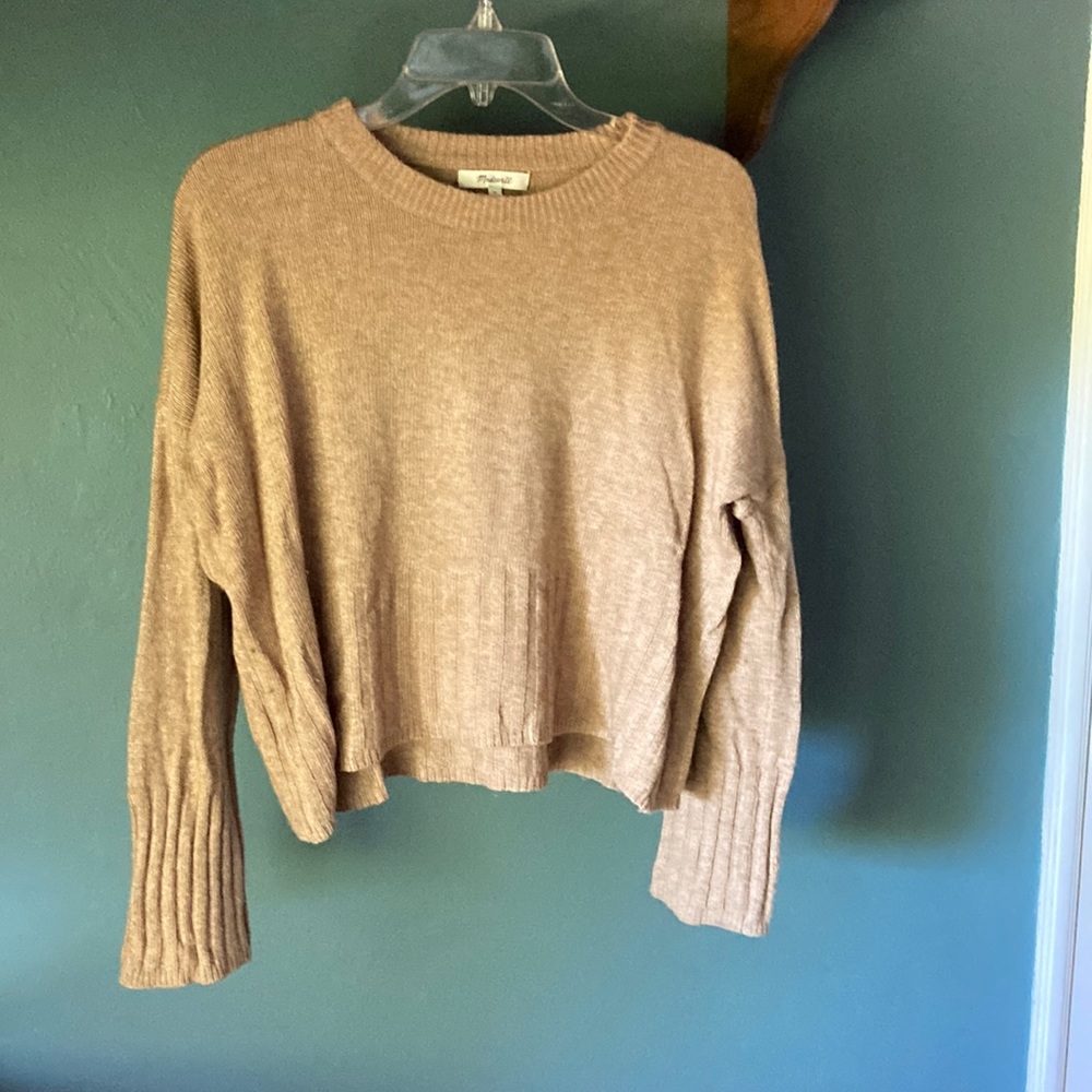 Madewell sweater, lightweight, good for all seasons.